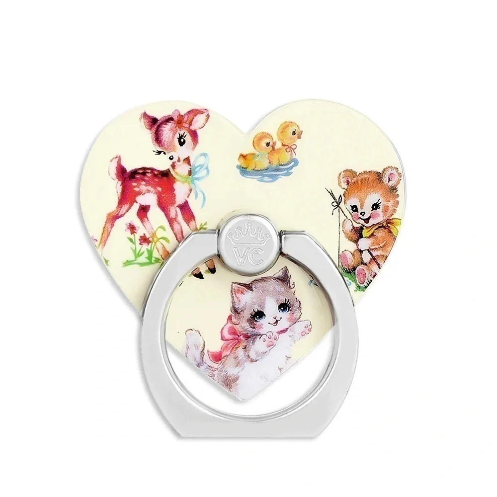 Velvet Caviar Baby Animals iPhone Case for iphone XR and grip ring
